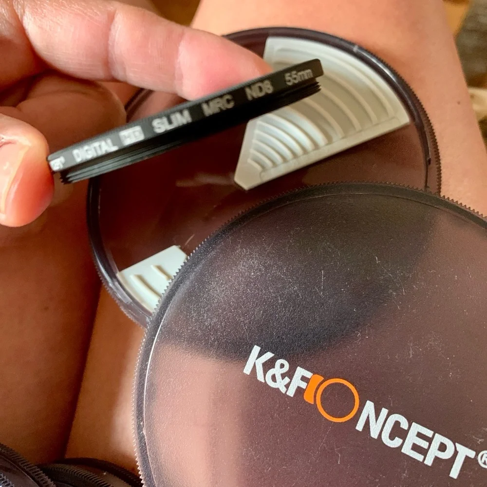 K&F Concept Digital HD MRC ND8 Lens Filter Ultra Slim 55mm